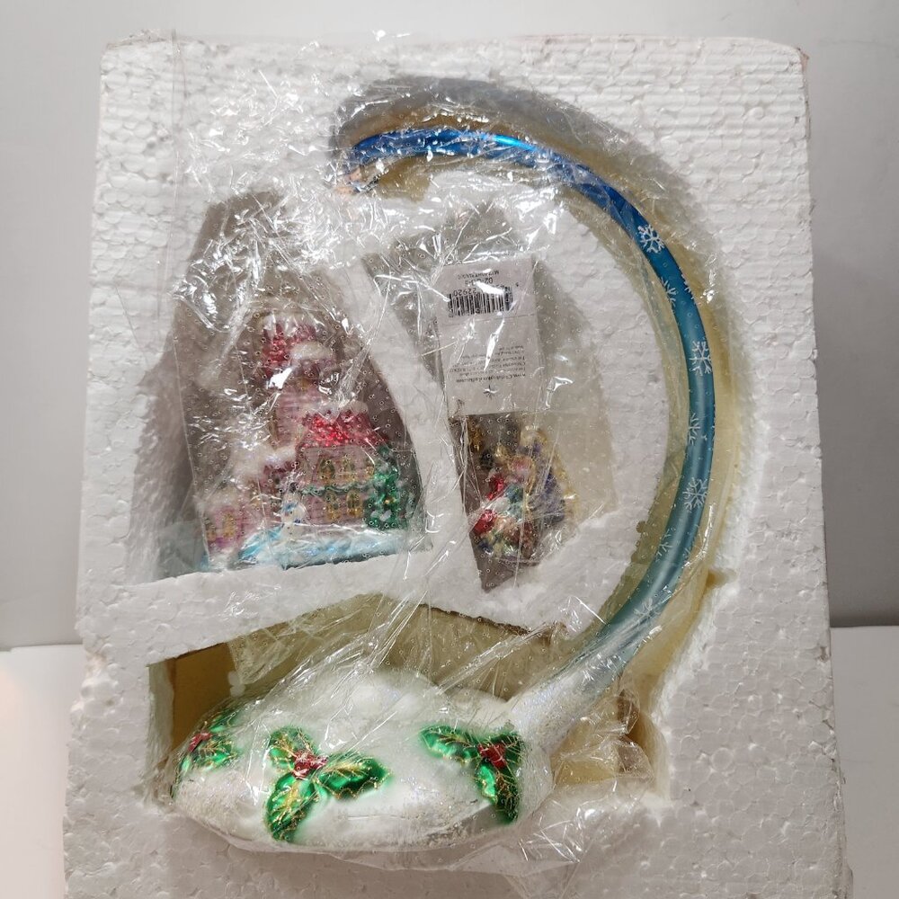 NIB 2002 Christopher Radko "Midnight Magic" Ornaments and Stand 3 Piece Set - Picture 11 of 11